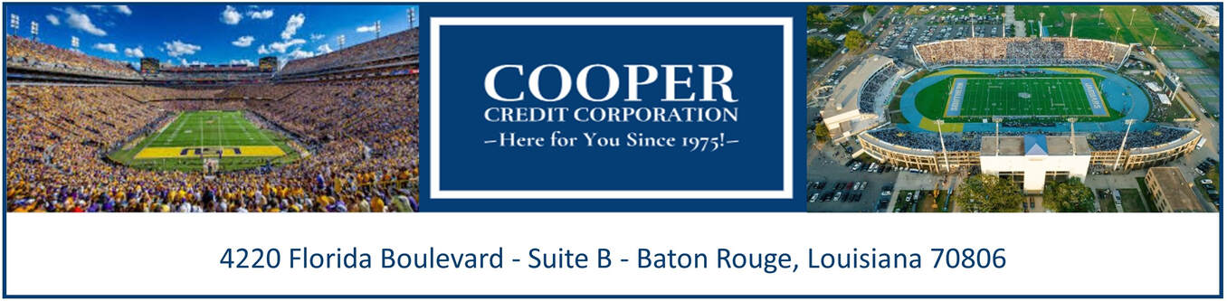 COOPER CREDIT CORPORATION | BATON ROUGE, LA | 225-923-0800